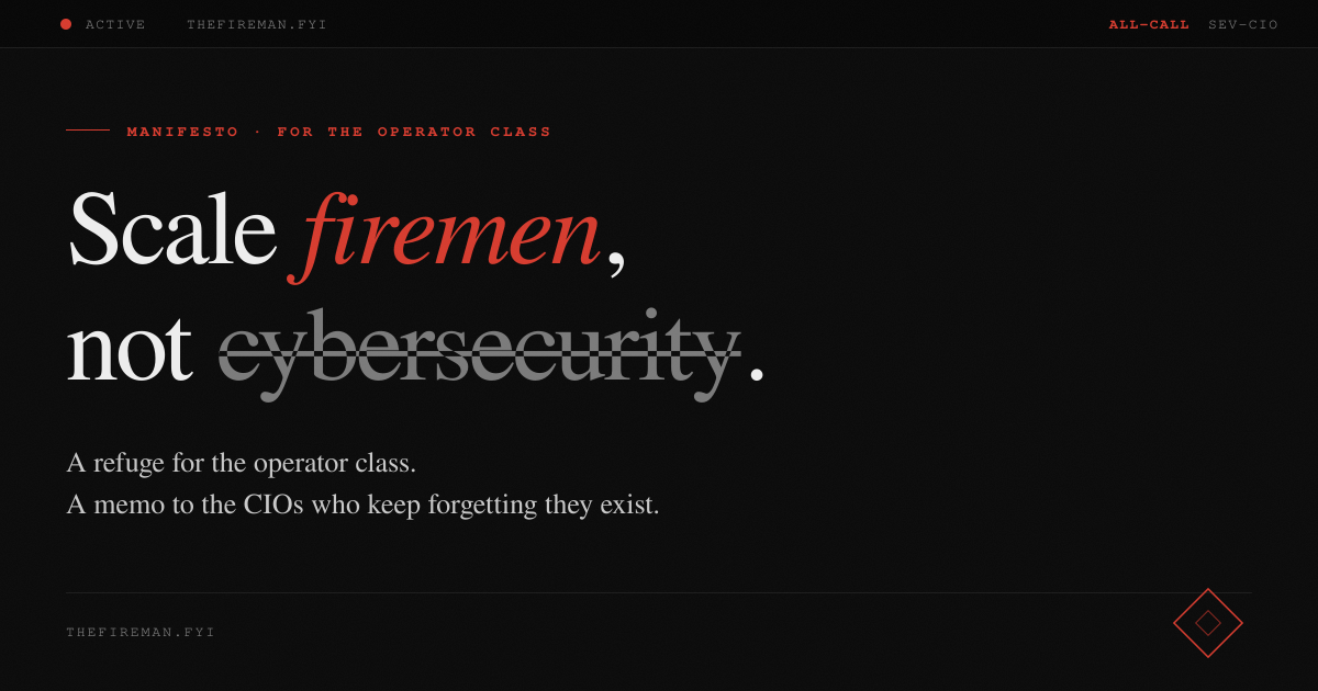 thefireman.fyi briefing tile
